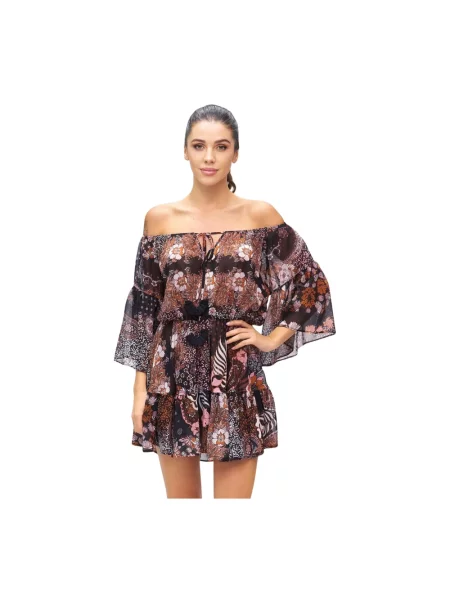 Wielobarwność sukienka F**k