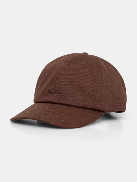 Kangol czapka z daszkiem DEMURE LOGO BB brązowa