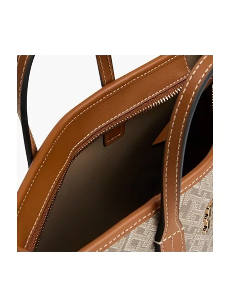Crossbody kabelka Tommy Hilfiger béžová