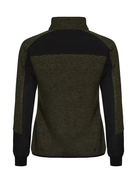 Clique Haines polar z wstawkami softshell – Fog green zielona