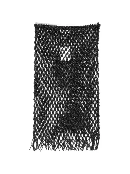 Fustă din piele The Frankie Shop negru
