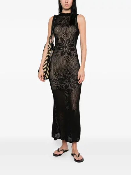Rochie maxi Twinset de costum negru
