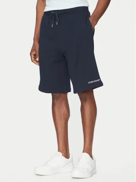 GUESS JEANS Kalhoty marine modrá