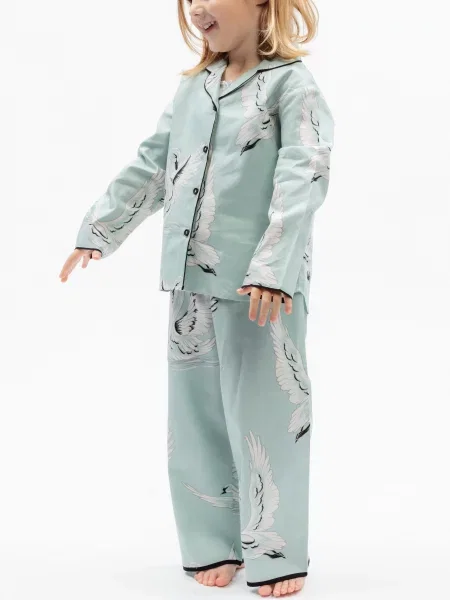 Дитяча Піжама CYBERJAMMIES Grace бавовна/модал блакитний