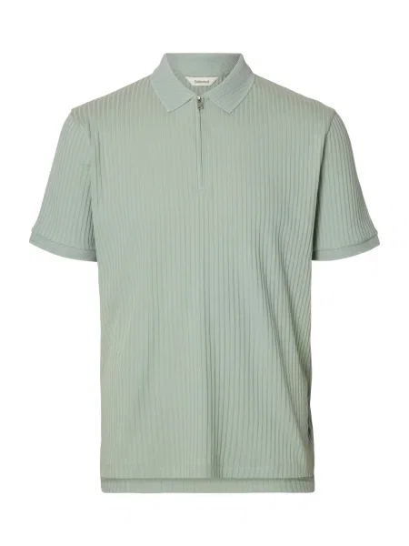 SELECTED Tricou SLHFave pastel verde