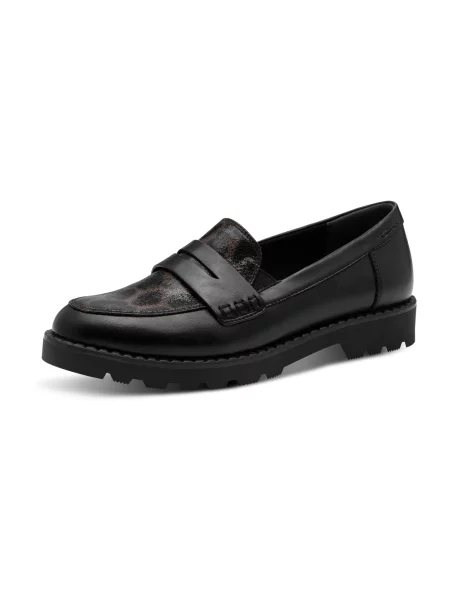 Tamaris Papuci de casă maro negru