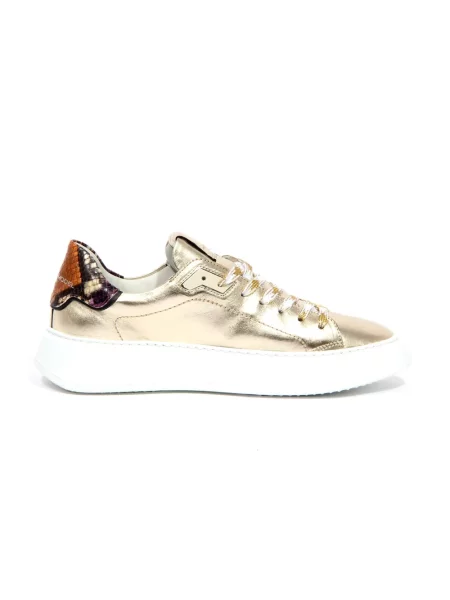 Sneakersy Philippe Model skórzane żółte