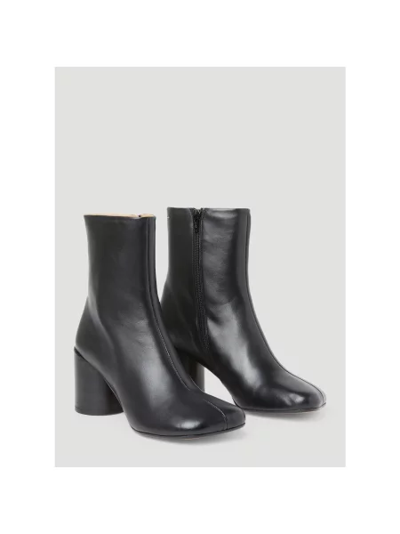 Botki Mm6 Maison Margiela skórzane czarne