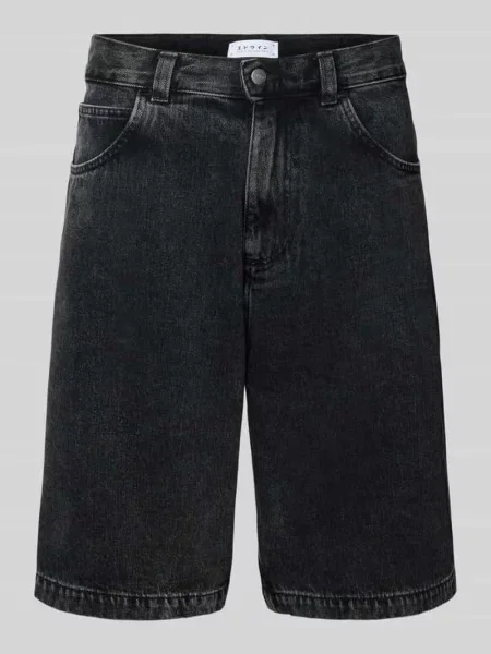 Szorty jeansowe o rozkloszowanym kroju z 5 model ‘WORKER’ Edwin czarne