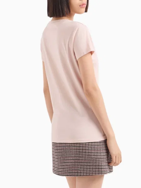 Футболка Armani Exchange розовая
