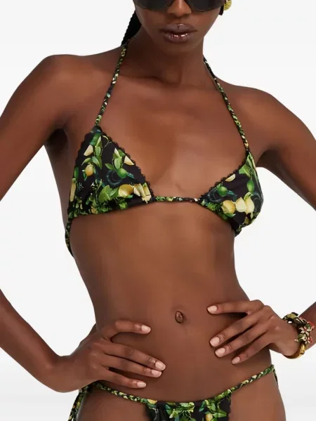 Costum de baie Roberto Cavalli cu imagine negru