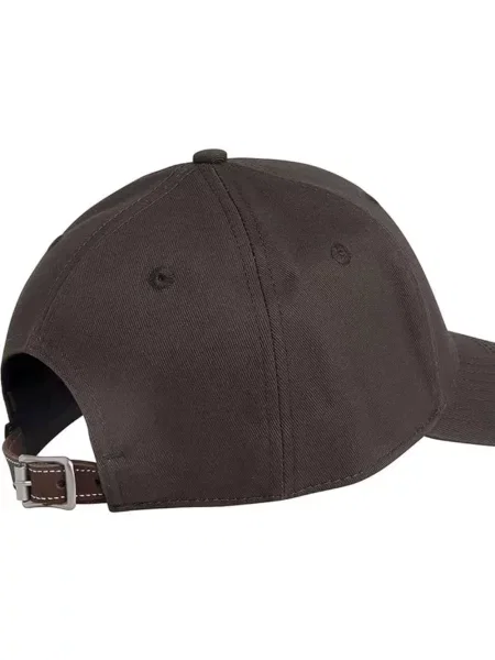Czapka z daszkiem Hackett klasyczna szara