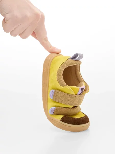 Детские кроссовки Osik Barefoot желтые