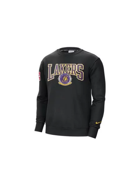 Bluza sportowa Nike Los Angeles Lakers Fleece Courtsite 75 czarna
