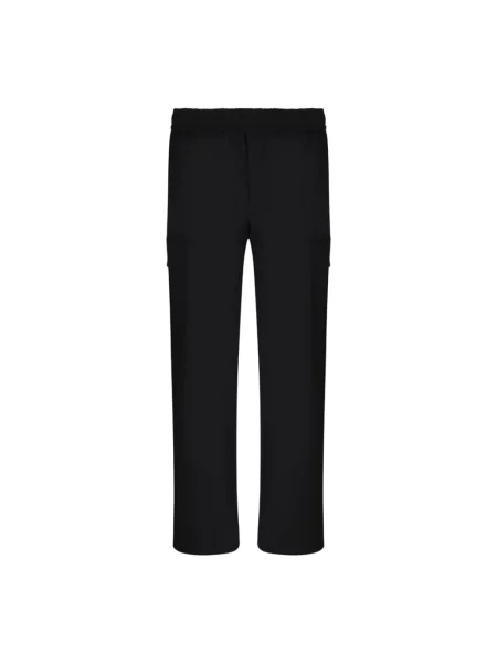 Spodnie cargo Dolce And Gabbana wełniane czarne