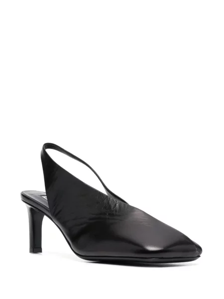 Iš natūralios odos bateliai Jil Sander juoda