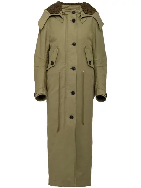 Palton Prada verde