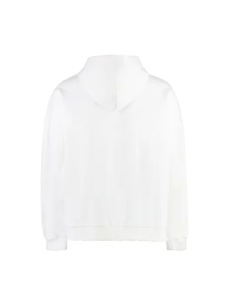 Bluza z kapturem Palm Angels z kapturem biała