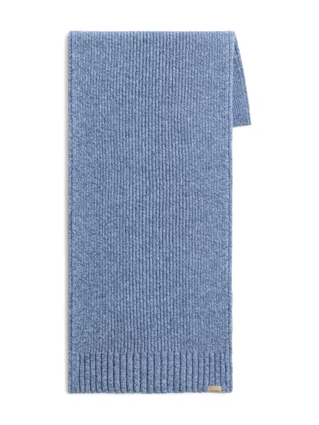 Fular Woolrich de lână albastru