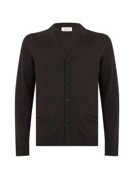 Cardigan Roberto Collina tricotate maro