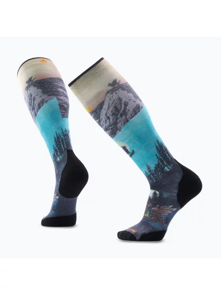 Smartwool skarpety narciarskie fioletowe