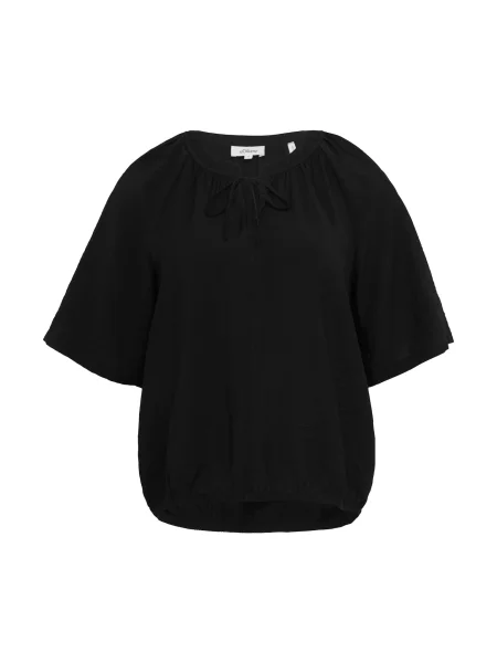 S.Oliver Bluza črna