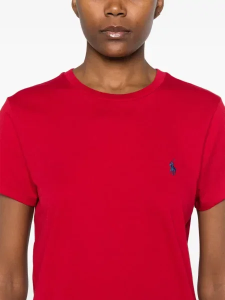 Φλοράλ κοστούμι μπλούζα Polo Ralph Lauren με σχέδιο μωβ