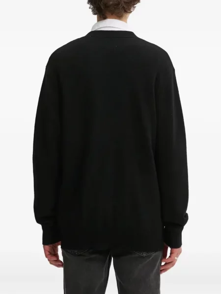 Cardigan Levi's® de catifea cord cu glugă cu buzunare cu nasturi negru