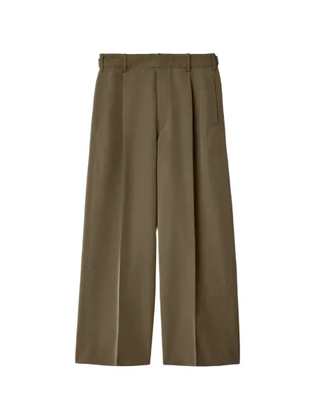 Pantaloni Lemaire de lână maro