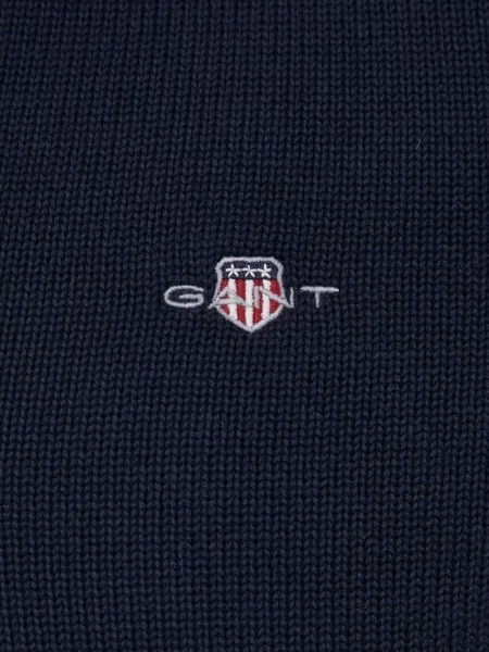 Pulover Gant cu broderie negru