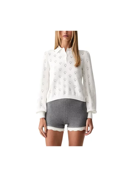 Koszulka polo Twinset biała