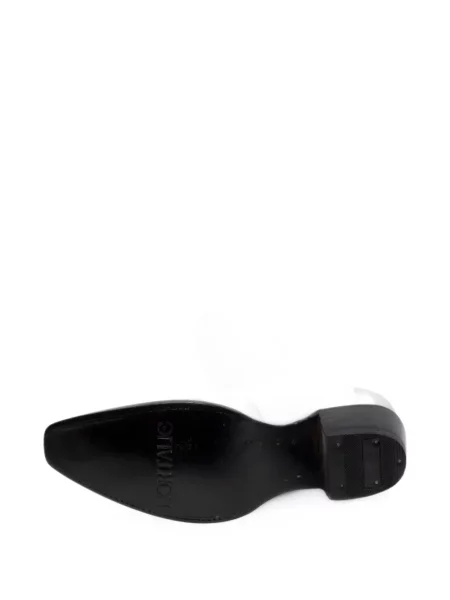 Botine Nortalie din piele alb