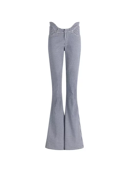 Pantaloni Jean Paul Gaultier evazate albastru