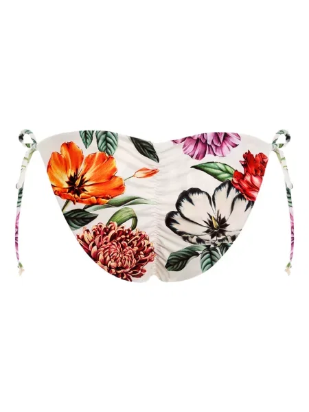 Bikini Agua Bendita cu model floral cu imagine alb