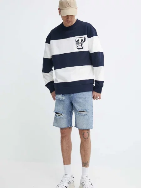 Jeans kratke hlače Karl Lagerfeld Jeans modra