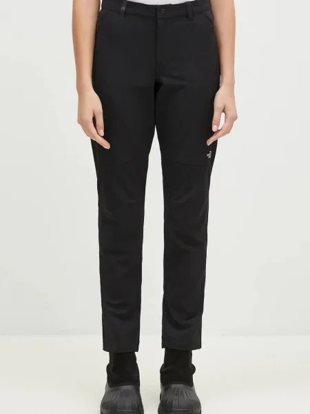 The North Face pantaloni Quest Softshell Pant drept high waist negru