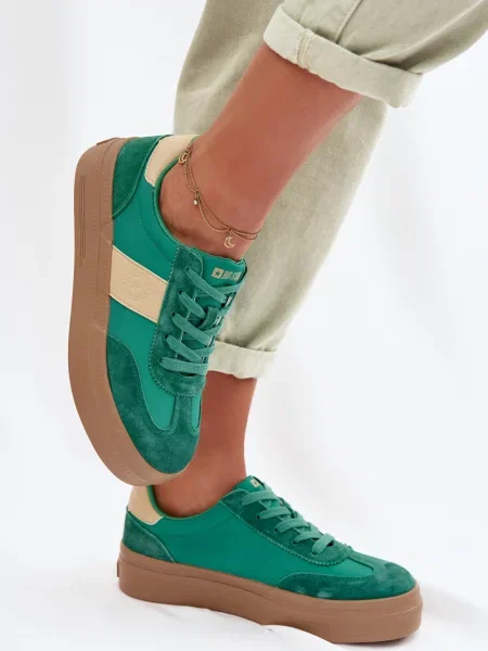 Teniși Big Star Shoes din piele maro