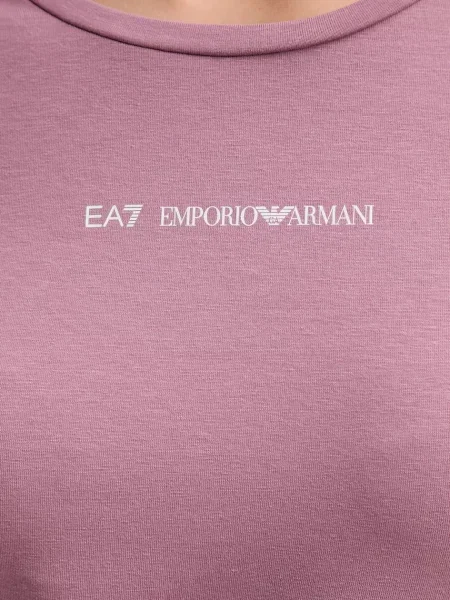 Футболка Ea7 Emporio Armani розовая