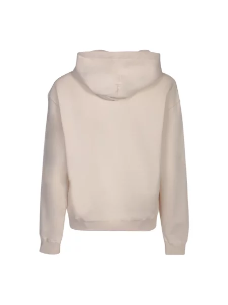 Bluza z kapturem Jil Sander z logo biała