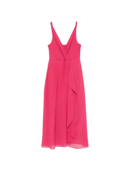 Rochie Emme cu volane plic roz