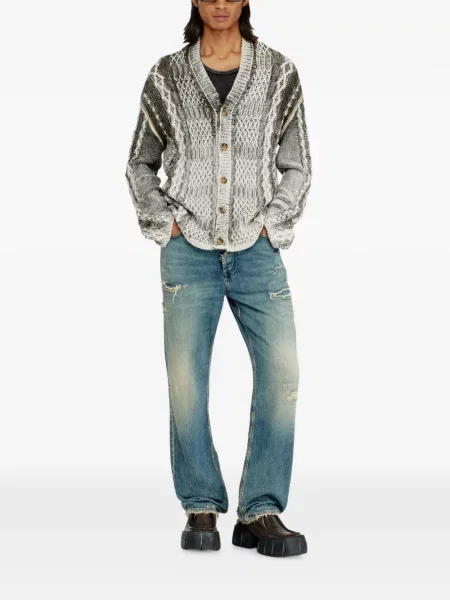 Cardigan Diesel tricotate verde