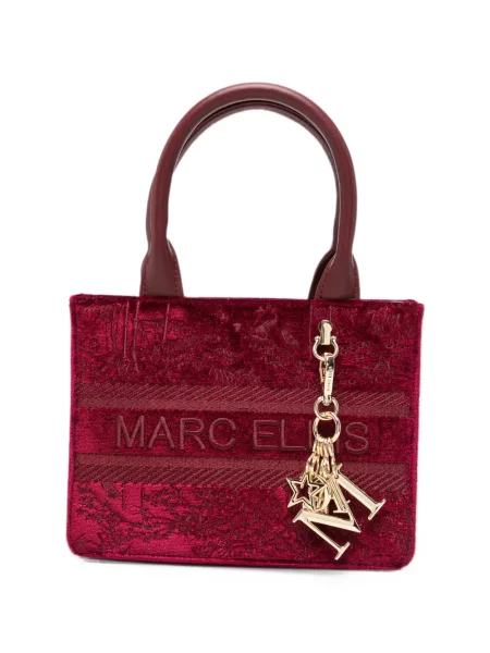 Hímzett shopper táska Marc Ellis piros