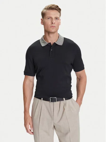 BOSS Polo majica H-Parlay črna