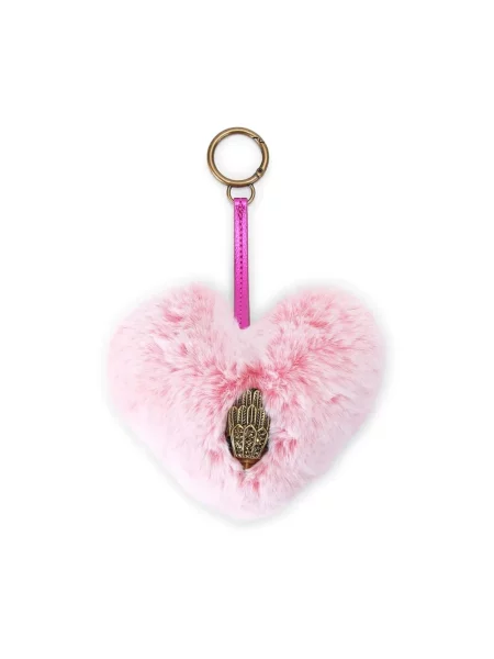 Kurt Geiger Brelok Do Torebki Heart rosa różowa