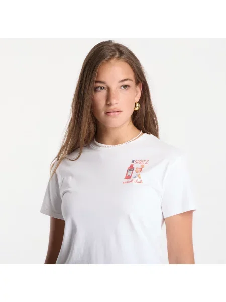 Тениска Saint Barth Emilie T-Shirt Social Spritz L