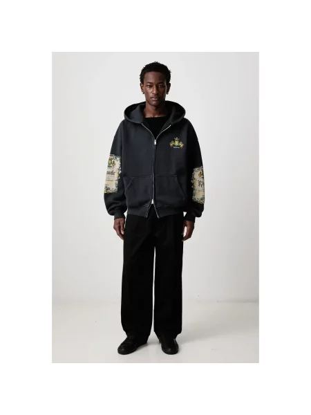 Bluza z kapturem Rhude z kapturem czarna
