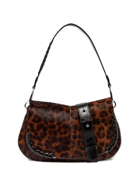 Shopperka Gianni Chiarini z nadrukiem w panterkę brązowa