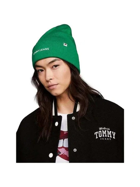 Čiapka Tommy Jeans zelená