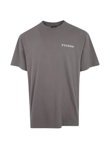 Tricou Filson cu imagine maro