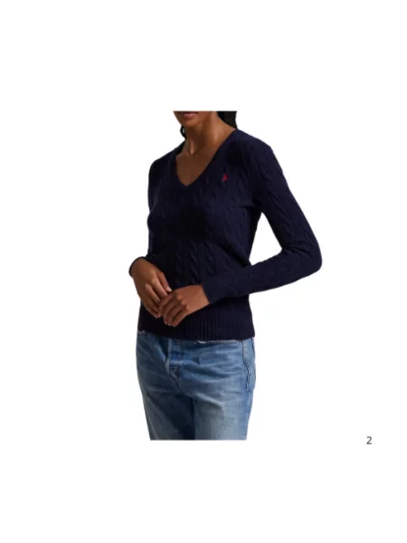 Polo Ralph Lauren Sweter granatowy
